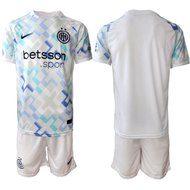Men 2025-2026 Club Inter Milan away Blank white Soccer Jersey